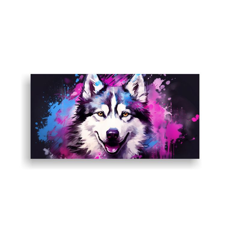 GENERICO - Pintura De Pared Husky En Colores Pastel Y 80x40 Cm