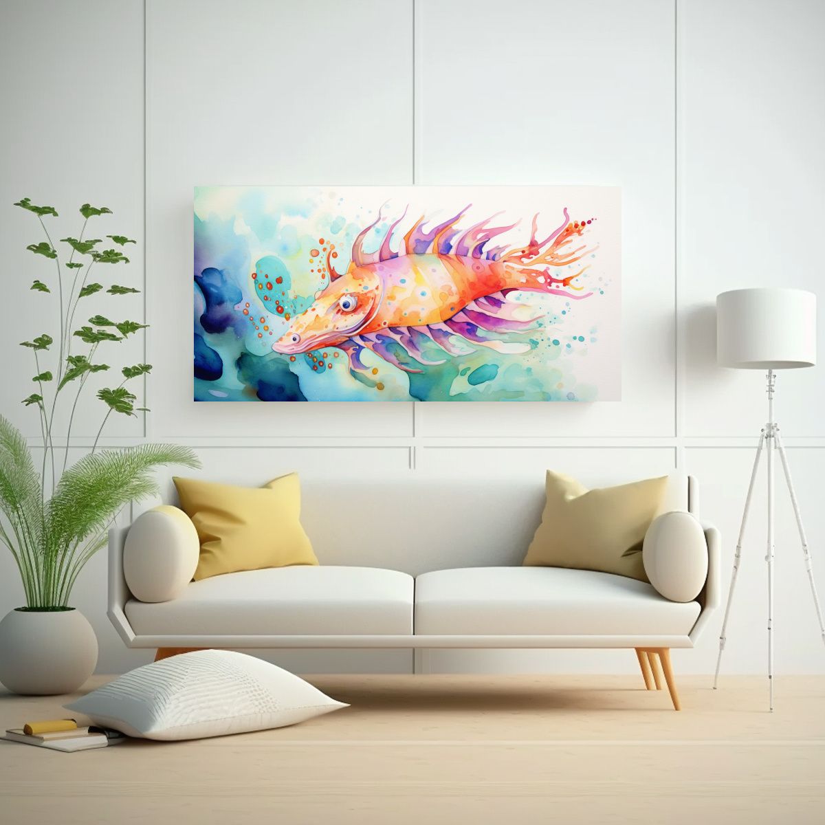 GENERICO - Pintura En Bastidor Belleza Espectacular A 80x40 Cm