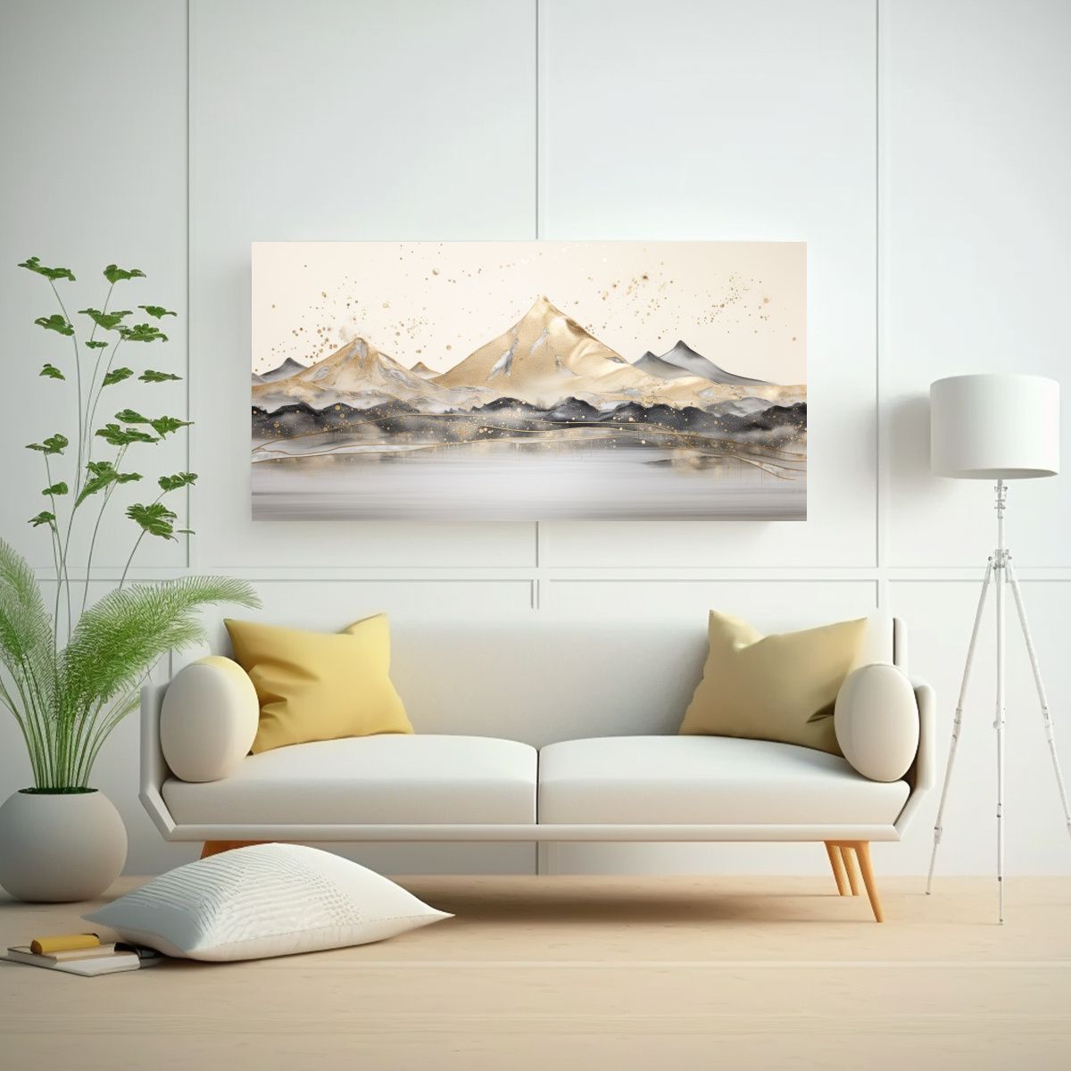 GENERICO - Pintura De Montaña Con Estilo Elegante Para 60x30 Cm