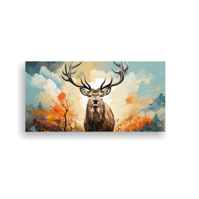 GENERICO - Cuadro Decorativo Lienzo Con Estilo Acuarela 80x40 Cm