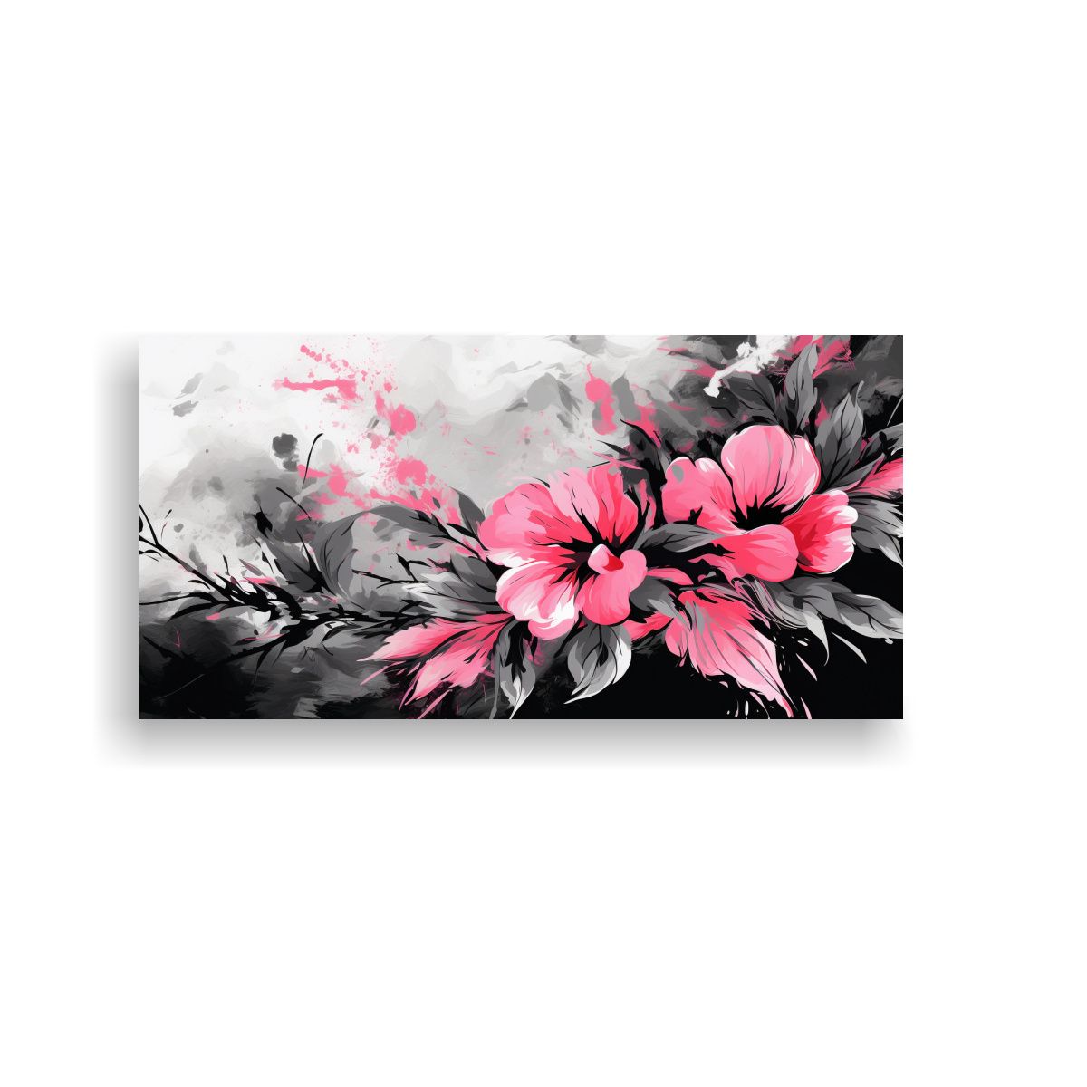 GENERICO - Cuadros Decorativos Estilo Medio Pincel Con 80x40 Cm