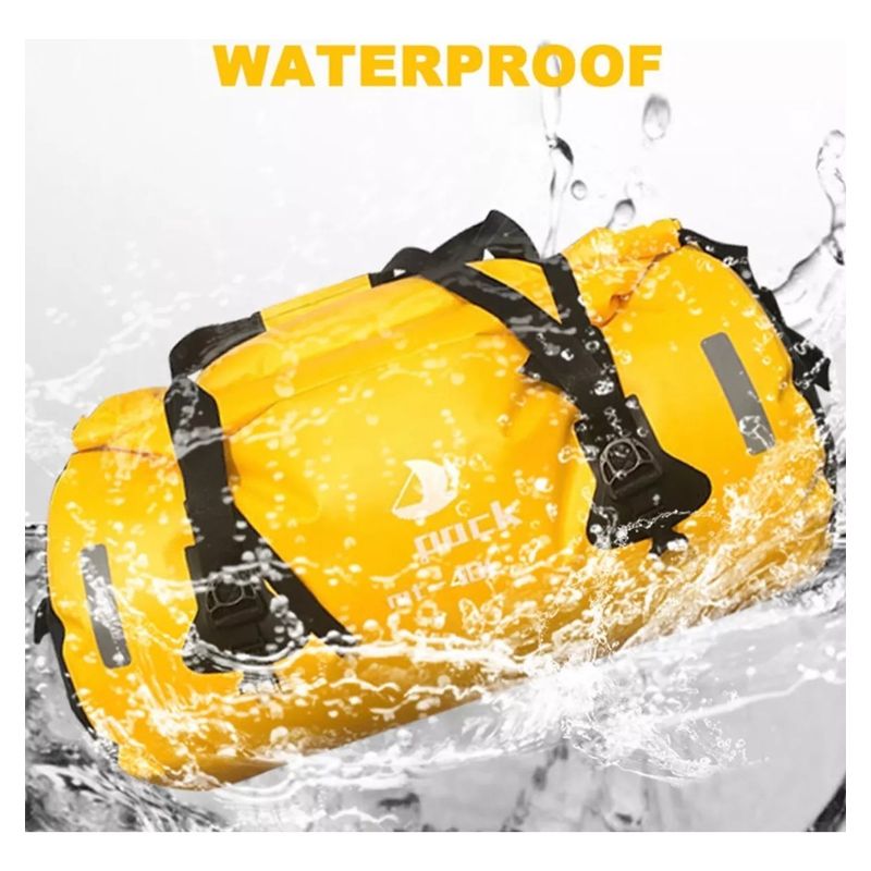 EDWINAYY - Impermeable Bolso Motocicleta Viaje 80l Alforjas Y Correas