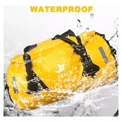 EDWINAYY - Impermeable Bolso Motocicleta Viaje 80l Alforjas Y Correas