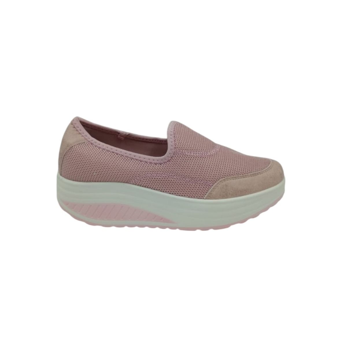 HERIEL - Zapatilla Rosa Plataforma Mujer