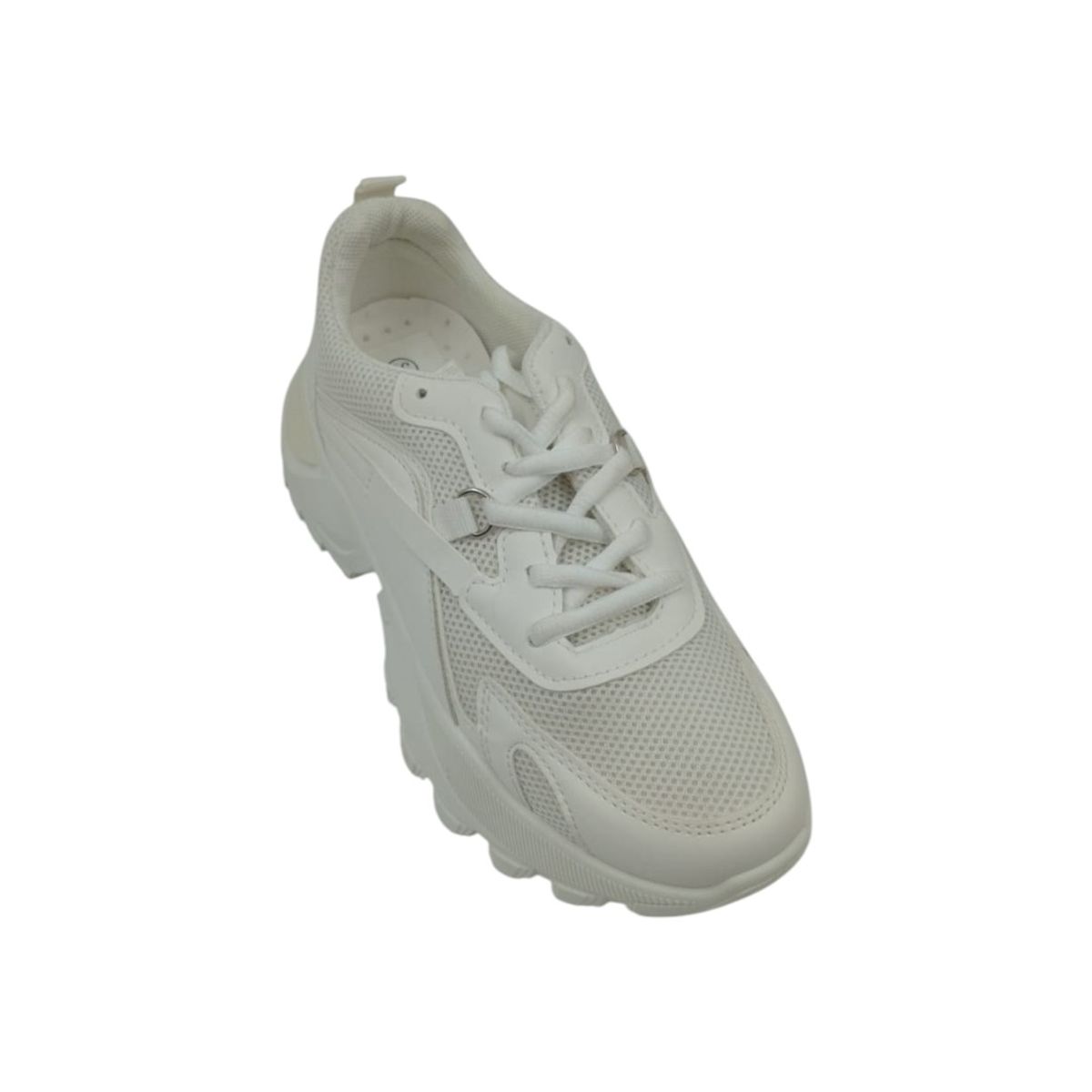 HERIEL - Zapatilla Blanca Plataforma Mujer