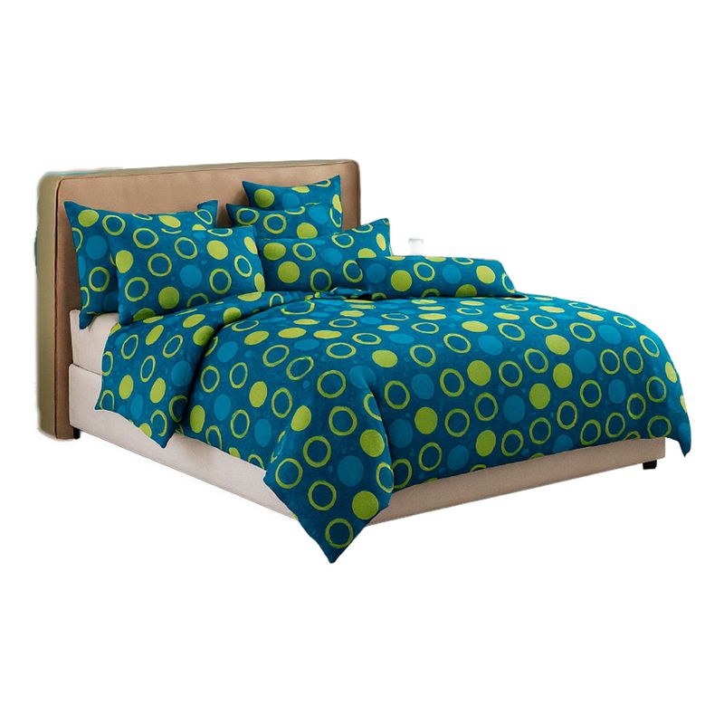 ALTERNATIVE - Conjunto De Sábanas 800 Hilos 15 Plz Diseño Juvenil Azul 826