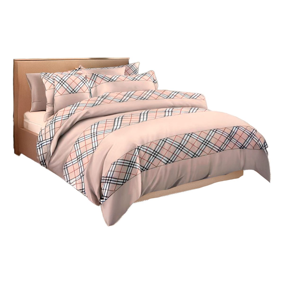 ALTERNATIVE - Conjunto De Sábanas 800 Hilos 15 Plz Diseño Beige Clásica 825