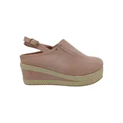 HERIEL - Zapato Panchita Rosa Gamuza