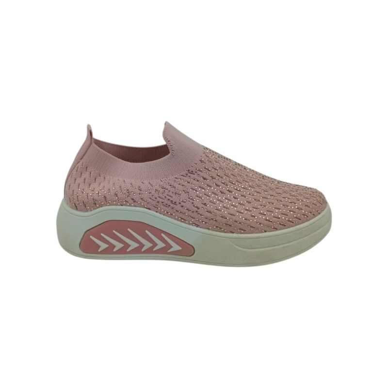 HERIEL - Zapatilla Rosa Textil Mujer