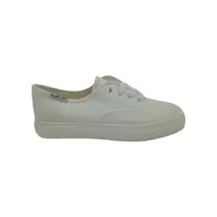 HERIEL - Zapatilla Blanca Plataforma Mujer