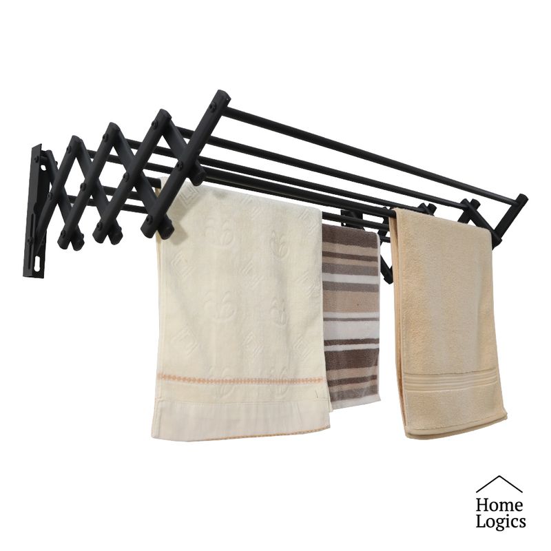 HOME LOGICS - Tendedero Colgador Secador De Ropa Retráctil Home Logics