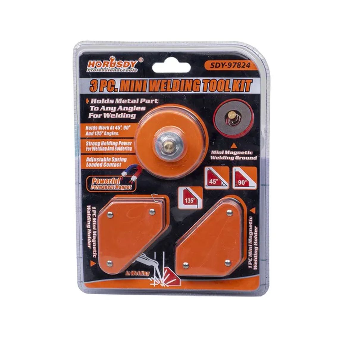 GENERICO - Soportes Magnéticos Para Soldar Localizador Set 3 Piezas