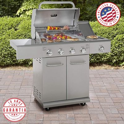 Kenmore Parrilla A Gas 4 Quemadores + Sellador Lateral -