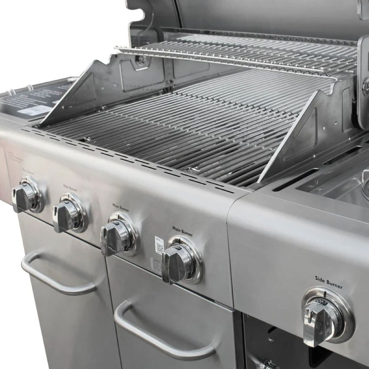 KENMORE - Parrilla a gas 4 Quemadores + Sellador lateral - Acero inoxidable