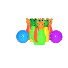 GENERICO - Set Juego Bolos Colores Niños