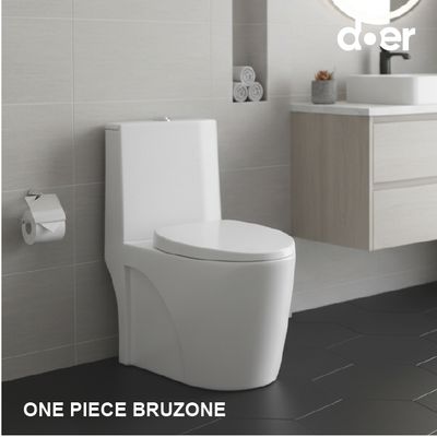 Imagen 2 del producto WC One Piece Bruzone Certificado, 4/6 litros descarga a Piso distancia 30cm blanco