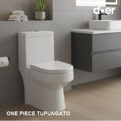 Imagen 2 del producto WC One Piece Tupungato Certificado, 4/6 litros descarga a Piso distancia 30cm blanco