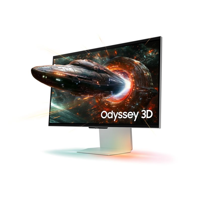 SAMSUNG - Odyssey 3D G90XF 4K 165Hz Gaming Monitor
