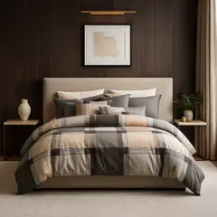 ALTERNATIVE - Sabanas De Lujo 20 Plz 800 Hilos Estilo Escocés Neutro 821