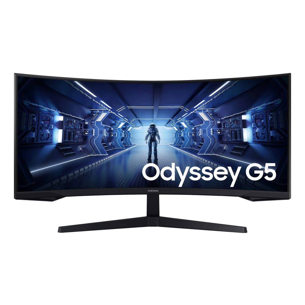 SAMSUNG - 34 Odyssey G5 G55T QHD 165Hz Monitor Gamer Curvo