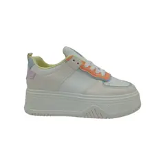 HERIEL - Zapatilla Blanca Plataforma Mujer
