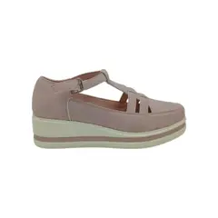 HERIEL - Zapato Panchita Rosa Plataforma