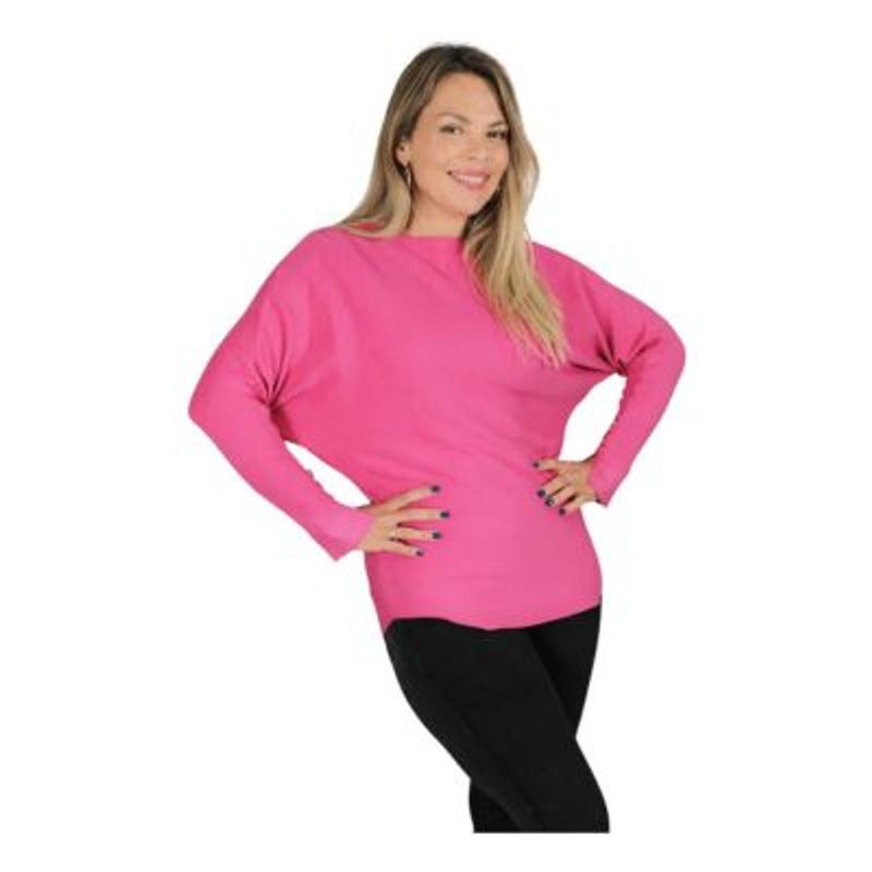 MPROPIA - POLERA MANGA LARGA TEJIDO SWEATER HILO. COLORES 6020