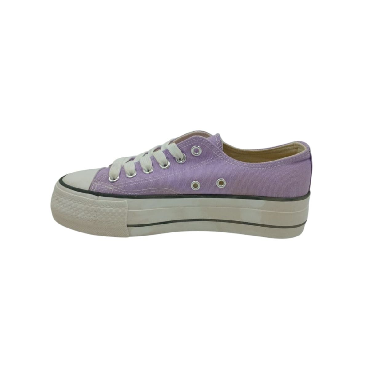 HERIEL - Zapatilla Purpura Plataforma Mujer
