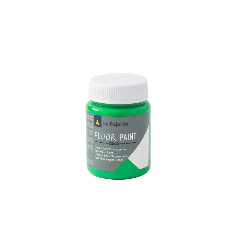 LA PAJARITA - Fluor Paint Green  75 ml FP-05