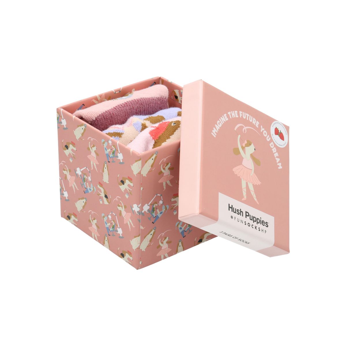 HUSH PUPPIES - Calcetin Algodón Niña Pack Gift Multi HUSH PUPPIES