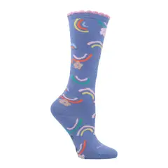 HUSH PUPPIES - Calcetin Algodón Niña Kh St Rainbow Azul