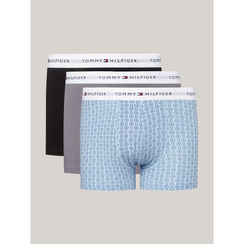 TOMMY HILFIGER - Pack De 3 Calzoncillos Trunk Essential Multicolor Tommy Hilfiger