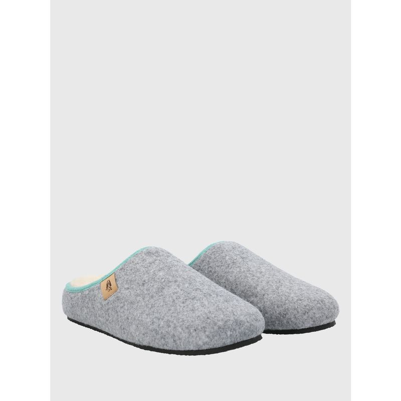 HUSH PUPPIES - Pantufla Textil Unisex Slipper Gris HUSH PUPPIES