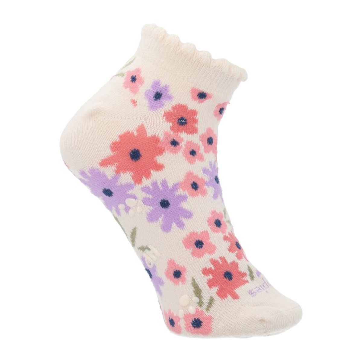 HUSH PUPPIES - Calcetin Algodón Niña Flowers Rosado HUSH PUPPIES