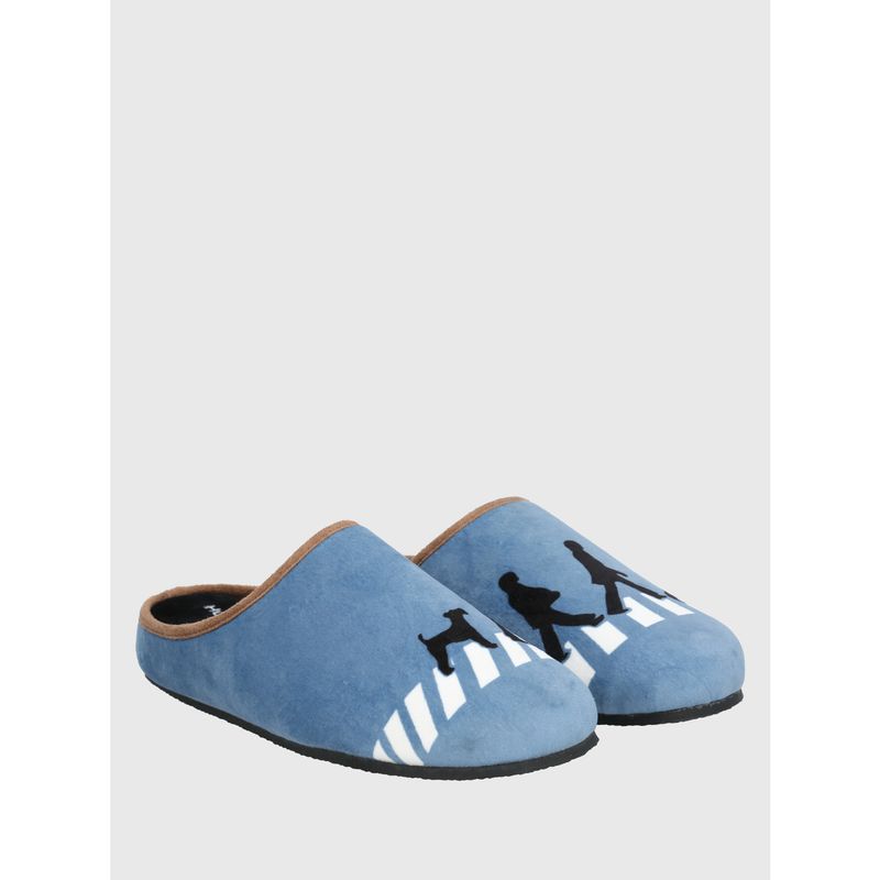 HUSH PUPPIES - Pantufla Unisex Slipper Uk Road Azul HUSH PUPPIES