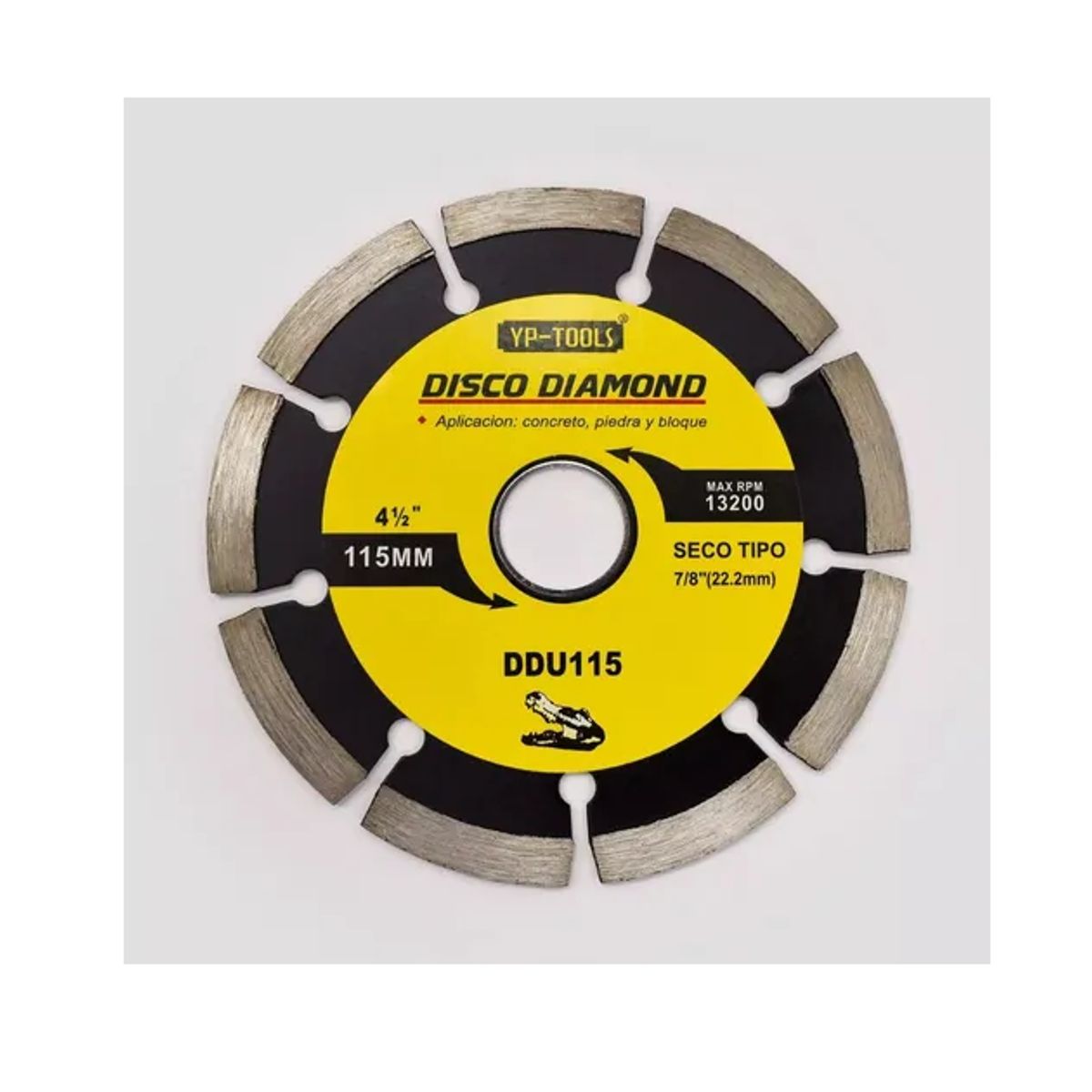 GENERICO - Disco Diamantado Cortes Rápidos 4 1/2 Ddu115h Tipo Seco