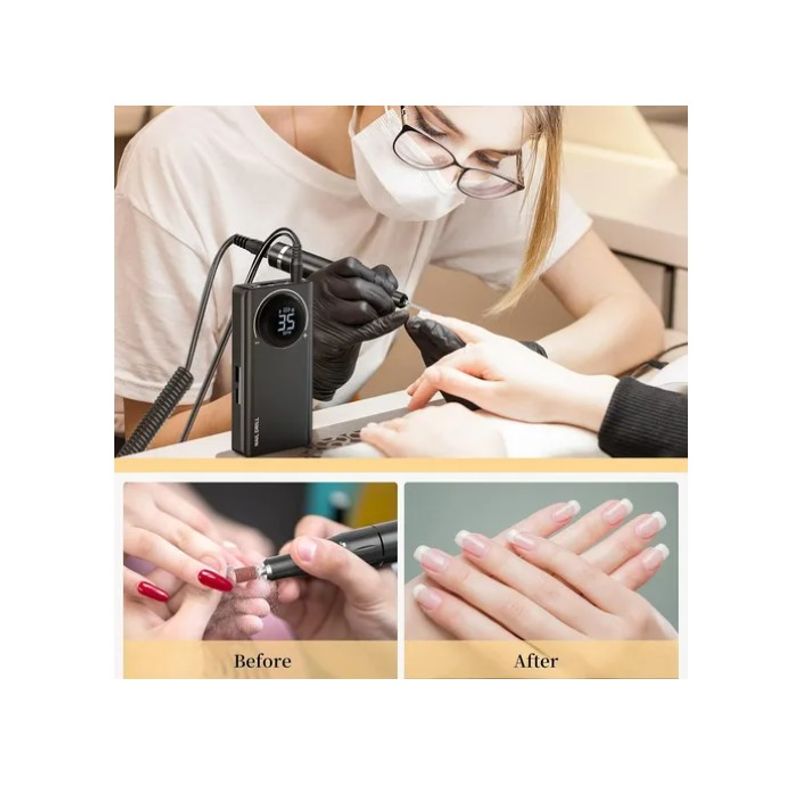 OFERTABKN - Torno Inalámbrico Profesional Manicure 35000rpm Portátil