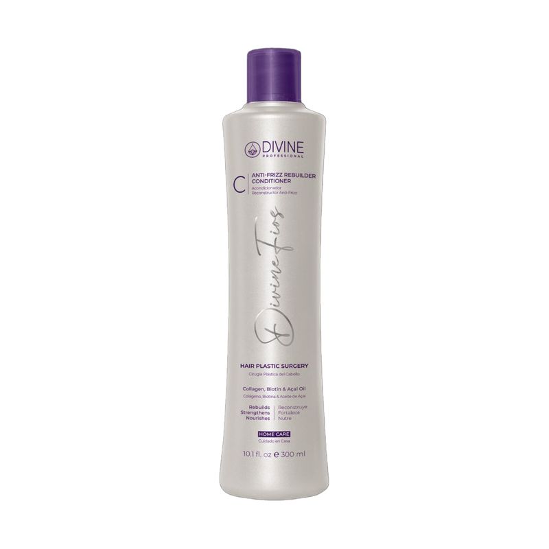 DIVINE PROFESSIONAL - Acondicionador Reconstructor Anti-Frizz Divine Professional 300 Ml