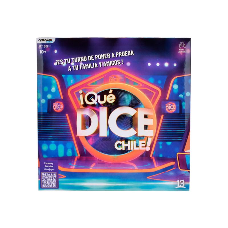 ANSALDO - Juego De Mesa Que Dice Chile Juego Familiar