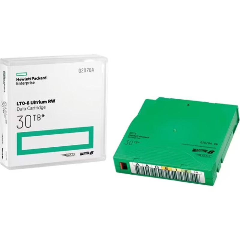 GENERICO - Cartucho de datos regrabable HPE LTO-8 Ultrium de 30 TB RW
