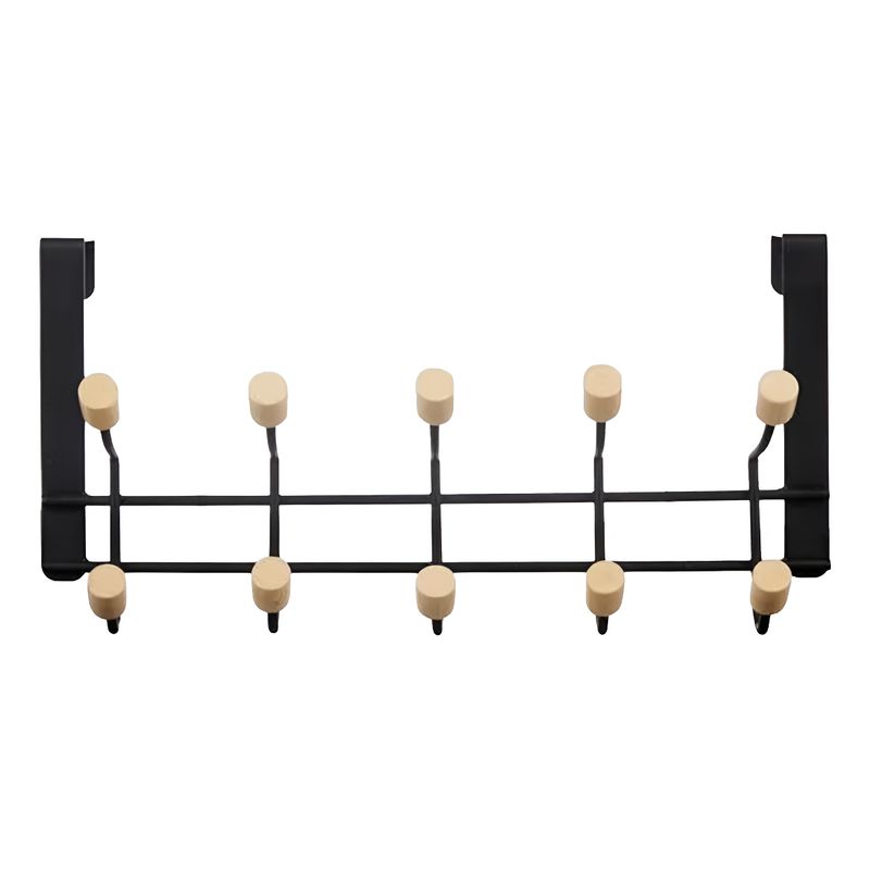 GENERICO - Perchero De Puerta Colgante 5 Ganchos 34x20x8cm