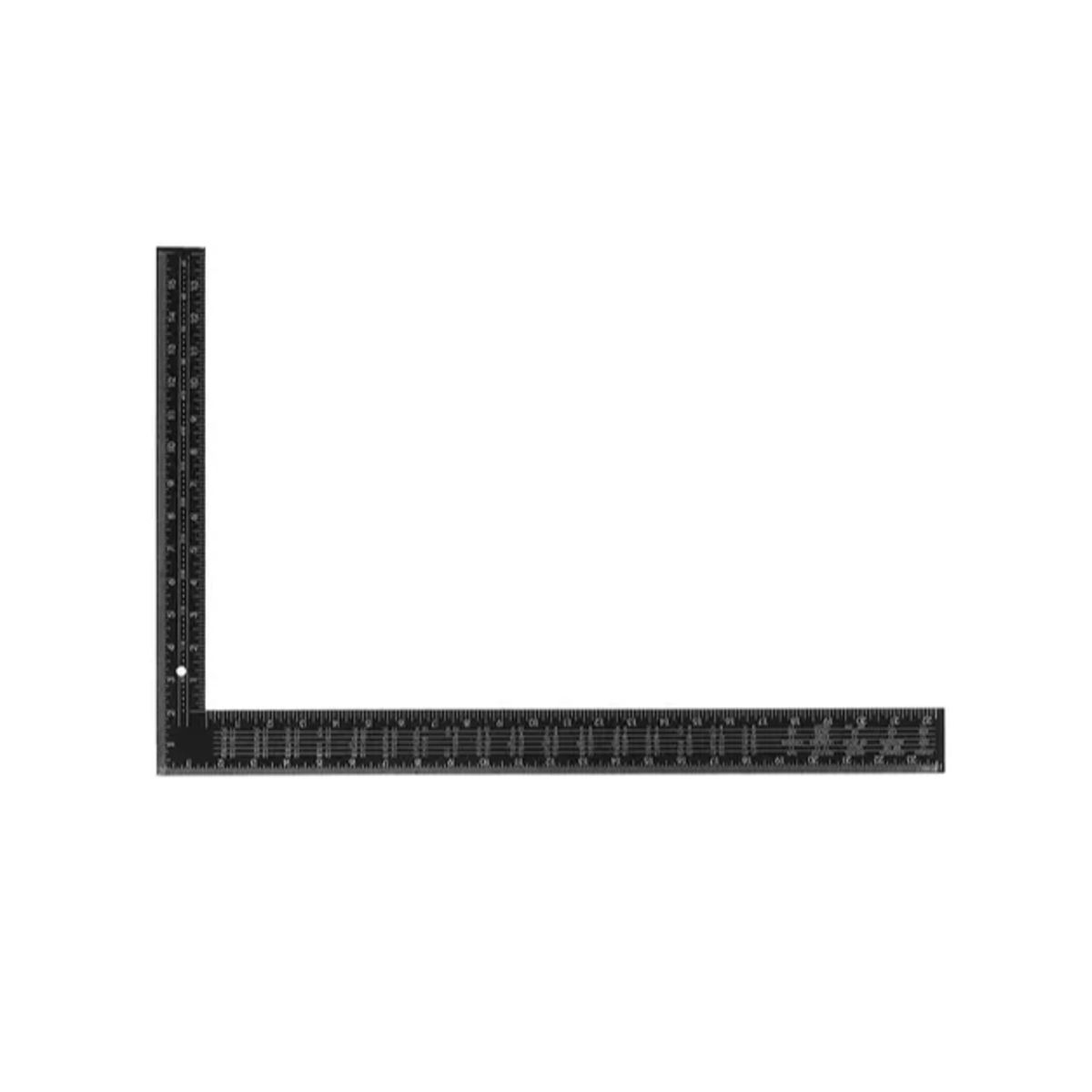 GENERICO - Regla Escuadra De Ángulo 90° Doble Cara De Medición