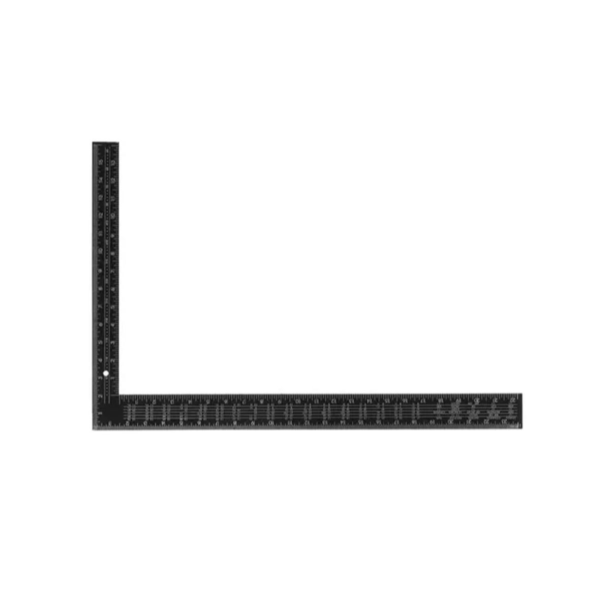 GENERICO - Regla Escuadra De Ángulo 90° Doble Cara De Medición