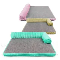 Cama Para Mascota Perros Gatos Tipo Sofá Terapéutico VERDE