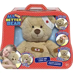 ANSALDO - Oso De Peluche All Better Bear Electrónico Color Café
