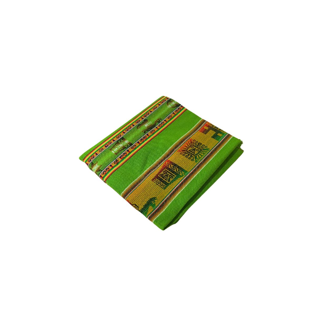 GENERICO - Manta De Aguayo Andina Color Verde Claro