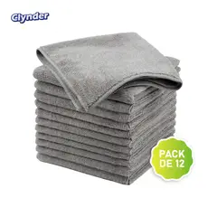 GENERICO - Paños De Limpieza Microfibra Multisuperficie Pack 12 Clynder