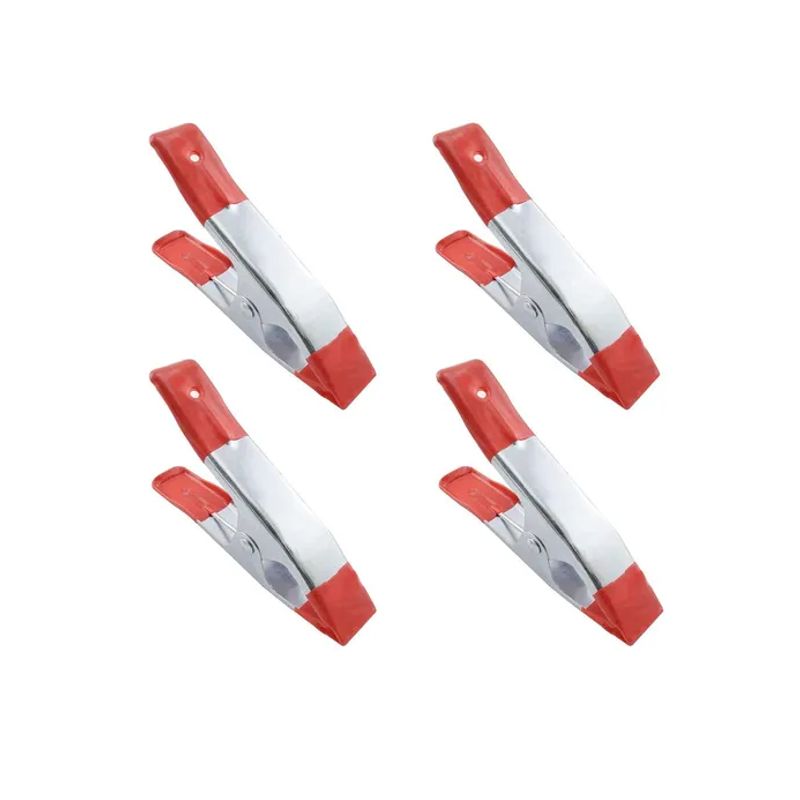GENERICO - Set 4 Pinzas Con Resorte Abrazadera Carpintería 2 Pulgadas