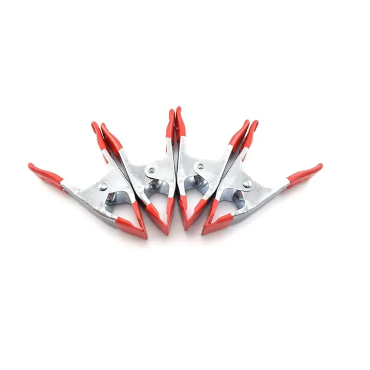 GENERICO - Set 4 Pinzas Con Resorte Abrazadera Carpintería 2 Pulgadas