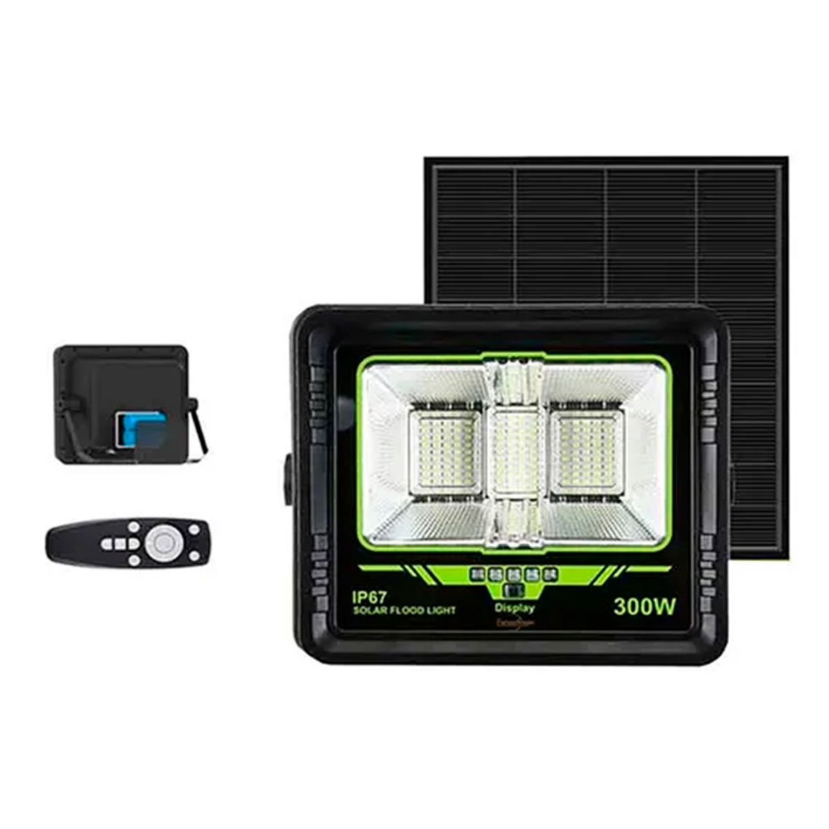 OFERTABKN - Foco Solar Reflector 300w Ip67 + Panel Solar +control Remoto